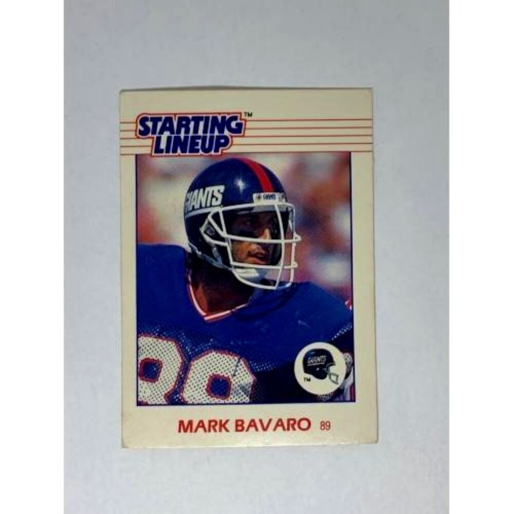 1988 Kenner Starting Lineup Mark Bavaro Giants Card (039)